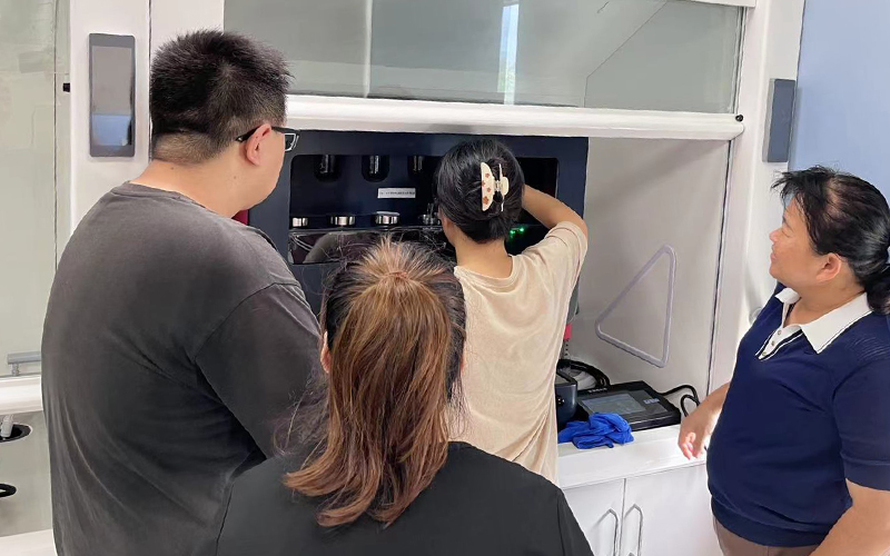 格丹納工程師為保亭縣疾控中心完成全自動索氏提取儀安裝培訓(xùn)